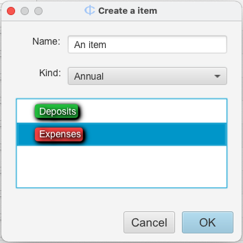 Create Item